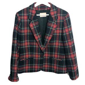 Pendleton Vintage Blazer Jacket Plaid Check